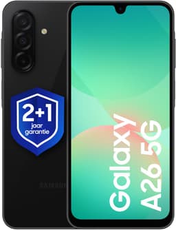 Samsung Galaxy A26 5G - 128GB - Black + 1 jaar extra garantie — thumbnail 1