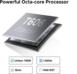 DOOGEE Tablet U11-Android 15 -11 inth 90 Hz-16 GB RAM+ 128 GB ROM/TF 2TB - Dubbele boxluidsprekers - 8580 mAh - Face ID - 5G WiFi - Widevine L1 - GPS - Grijs — thumbnail 9