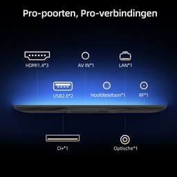 CHiQ L40FT - Smart TV 40 Inch - Full HD - Google TV - Randloos Metal Design - Dolby Audio - Nieuw — thumbnail 5