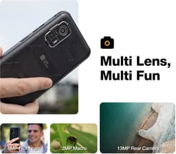 AGM H Max – Robuuste Android 14 Smartphone met 10000mAh Batterij, 90Hz Display, 4G Dual SIM, 13MP Camera – IP69K – 128GB Opslag — thumbnail 6