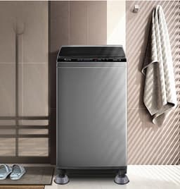 Wasmachine basis - Kunststof - Schok- en geluidsdempend - Antislip, trillingsdempend, bewegingsdempend en vochtbestendig - Rubber - Universeel voor drogers, wasmachines, koelkasten en wasmachines - 4 stuks - 8 cm — thumbnail 7