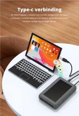 Dutch Wanted - Externe Harde Schijf - HHD harde schijf - 6TB opslag - Snelle writing speed - Plug and play - Portable storage - Opslag extern pc of laptop - USB 3.2 - Snelle Harde schijf expansion — thumbnail 4