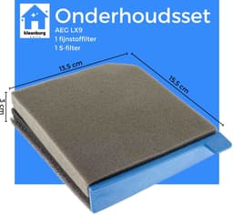 Kleanburg® - Geschikt voor AEG & Electrolux - Filter set van 2 stuks - S-Filter en Cascade - LX9 - PC91 — thumbnail 5