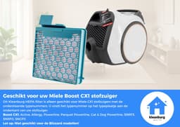 Kleanburg® - Geschikt voor Miele Boost CX1 - 1 Filter- SF-HY60 Vervanger — thumbnail 5