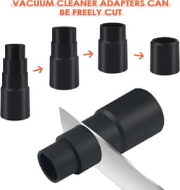 6x Stofzuigeradapter met 4 lagen - 25-42 mm - Slangadapter Universeel - Adapter - Aansluitstuk voor elektrisch gereedschap - Universele adapter voor stofafzuiging - Voor aansluiting op de stofzuigerslang - Geschikt voor Bosch, Makita, Kärcher — thumbnail 14