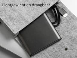 MKSS® Harde Schijf Extern - Draagbare - 1TB Opslag - Zwart — thumbnail 7