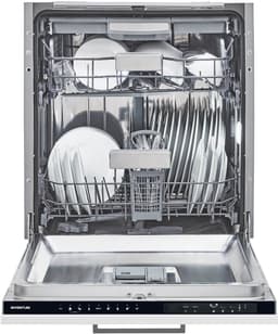 Inventum IVW6060A energiezuinige inbouw vaatwasser - 14 couverts - Volledig integreerbaar - Besteklade-Bestekmand - Stil: 42 dB - 9 programma’s - Max nishoogte 87 cm - Binnenverlichting - Projectie vloer - Extra droog optie - Energielabel A — thumbnail 6