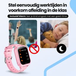 Protectly® GPS Horloge Kind Met Simkaart - SOS-Knop - Smartwatch Kinderen - Smartwatch Kind - GPS Tracker Kind - 4G - Videobellen - HD Camera - Whatsapp en SMS - Elke polsmaat - Incl. Simkaart — thumbnail 10