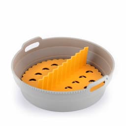 Pack Luchtfriteuse met mand en Opvouwbaar siliconen mandje voor airfryer InnovaGoods — thumbnail 4