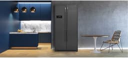 Vestfrost VR-FW916-1E0D - Koel-vriescombinatie - Black RVS - 588 Liter - ijsblokjesproductie - Maxi-Fresh filter - 0 ° compartiment - NoFrost - ION technologie — thumbnail 10
