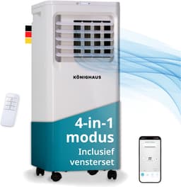Könighaus - Mobiele Airco - Snel & Efficiënt - 7000 BTU - Afstandsbediening en App — thumbnail 1