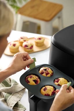 Lékué Airfryer Bakvorm 4 Muffins - Siliconen - Grey — thumbnail 8