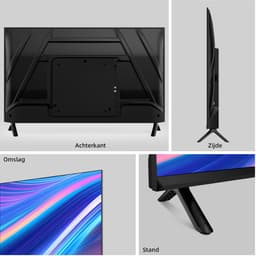 CHiQ LF32FT - Smart TV 32 Inch - Full HD - Metalen Randloos - Google TV - Dolby Audio - HDMI - Nieuw — thumbnail 9