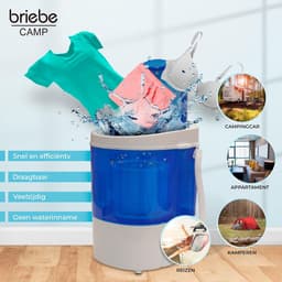 MKSS® Mini Wasmachine met Centrifuge - Voor Kleine Wasgoed - Meerdere Programma's - Wit — thumbnail 3