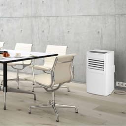 Bestron mobiele airco, airconditioning voor ruimtes tot 28m², koelvermogen 2,1 kW, met CFC vrije koelmiddel, 7.000 BTU/h, kleur: wit — thumbnail 3