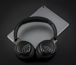 PowerLocus MoonFly Koptelefoon Over-Ear met Active Noise Cancelling, Draadloze Hoofdtelefoon, Voice Assistant Activation - Zwart/Grijs — thumbnail 7