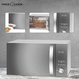 ProfiCook MWG 1176 H - 3in1 Combi Magnetron - 23 liter - zilver — thumbnail 4