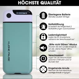 Viatel mobiele telefoon timer box | controle over smartphone afleiding bij thuiskantoor huiswerk in slaap vallen | concentratie door Digital Detox | iPhone, Samsung, Huawei compatibel — thumbnail 5