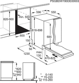 AEG FSE73707P 7000 serie GlassCare - Inbouw vaatwasser - AirDry - 15 couverts — thumbnail 10