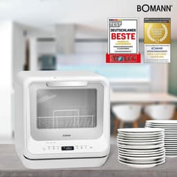 Bomann TSG 5701 -  mini vaatwasser, campingvaatwasser – wit — thumbnail 7