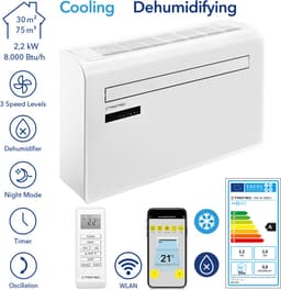 TROTEC Smarte monoblock airco voor muurbevestiging  - zonder buitenunit PAC-W 2200 S — thumbnail 13