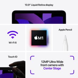 Apple iPad Air (2022) - 10.9 inch - WiFi - 64GB - Roze - 5e generatie — thumbnail 8
