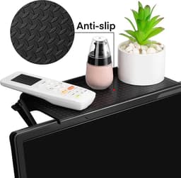 Tv plateau klein - zwart - televisie - beeldscherm plank - beamer plan - gadgets mannen -cadeau — thumbnail 6