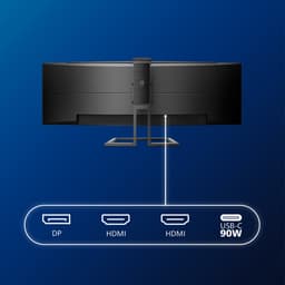 Philips 499P9H - UltraWide Dual QHD Curved - USB-C - VA Monitor - 49 inch — thumbnail 2