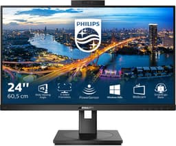 Philips 242B1H - Full HD Monitor - Powersensor - Lichtsensor - HDMI-DP-USB Hub - Verstelbaar - 24 inch — thumbnail 1