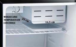PRIMO PR155FR Tafelmodel Koelkast - 66L - E - Vrijstaand - Zwart — thumbnail 9