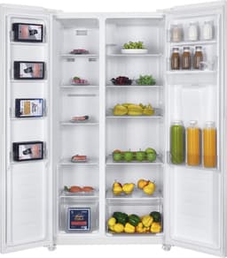 Exquisit SBS146-WS-041EW - Amerikaanse koelkast - Waterdispenser - Display - 5 Jaar Garantie - No Frost - 439 liter - Wit — thumbnail 4