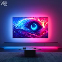 Glowinh Premium Tv Backlight- Led Verlichting - 55-65 Inch -Ambilight - Ambient Light - Led Verlichting TV - Ledstrips - Ledstrip -Led Light Strips - App Gebruik Tuya/Smartlife- Led Strips - Led Light - Gaming - Tv - Laptop - Alexia & Google — thumbnail 3