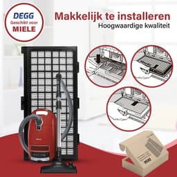 DEGG® - Hepa Filter - Vervangt SF-HA 30 - Geschikt voor Miele - Hepa Airclean Filter - COMBIDEAL - 2 STUK(S) — thumbnail 7