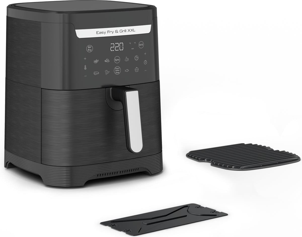 Tefal Easy Fry & Grill XXL EY8018 - Airfryer - 6.5L - Grillfunctie - Voor 6 Personen - Zwart — afbeelding 1