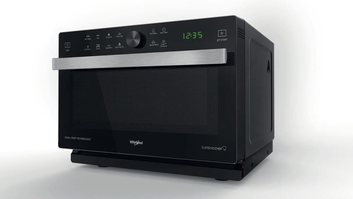 Whirlpool MWSC 833 B - Vrijstaande combimagnetron - Zwart — afbeelding 1