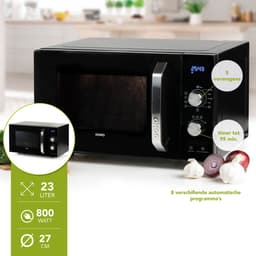 DOMO DO2924 - Magnetron/Microgolfoven solo - 23 L - 800 W — thumbnail 2