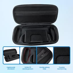 YONO Accessoires Set geschikt voor Playstation Portal - PS5 Portable Case - Screen Protector - Beschermhoes - Zwart — thumbnail 3