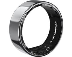 ULTRAHUMAN Ring AIR – Smart Ring | Geen maandabonnement | Bepaal eerst de juiste maat met de Sizing Kit | Slaaptracker - Hartslagmeter - Fitnesstracker – Air Silver – Size 11