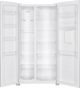 Exquisit SBS146-WS-041EW - Amerikaanse koelkast - Waterdispenser - Display - 5 Jaar Garantie - No Frost - 439 liter - Wit — thumbnail 3