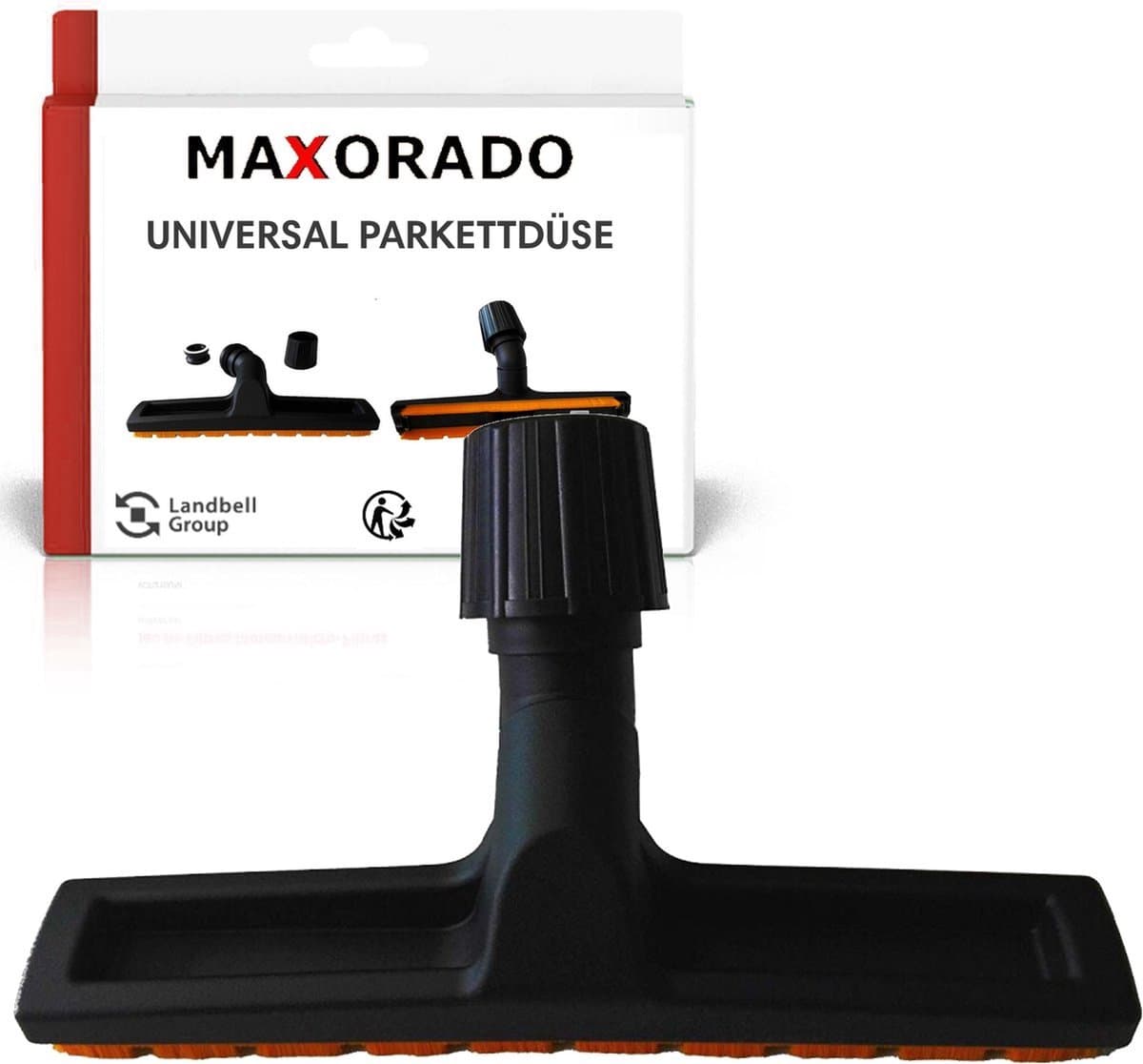 Maxorado Universele Vloerborstel 30 tot 40 mm - geschikt voor Parket, Laminaat en Hout - Stofzuigermondstuk voor Bosch, Siemens, Numatic, Quigg, Privileg, Bron, FIF, en meer — afbeelding 1
