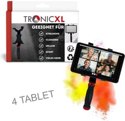TronicXL Selfie Stick voor Tablets – Universele Handgreephouder voor uw Tablet tot 10 inch - geschikt voor iPad Mini 1, 2, 3, 4, 5 - Perfect voor foto's, videogesprekken en nog veel meer — thumbnail 6