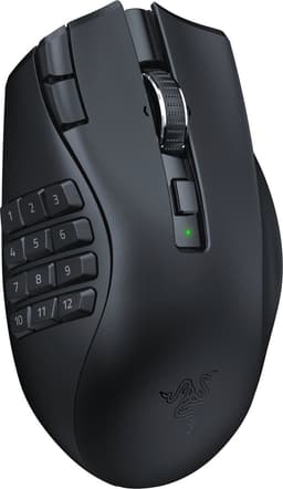 Razer Naga V2 HyperSpeed - Draadloze MMO Gaming Muis - 19 Programeerbare Knoppen - 30.000DPI - Zwart — thumbnail 3