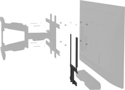 Cavus VESA Soundbar Beugel voor Sonos Ray – Voor Draaibare TV Beugels en TV Standaarden – Slim & Stijlvol Design - Wit — thumbnail 6
