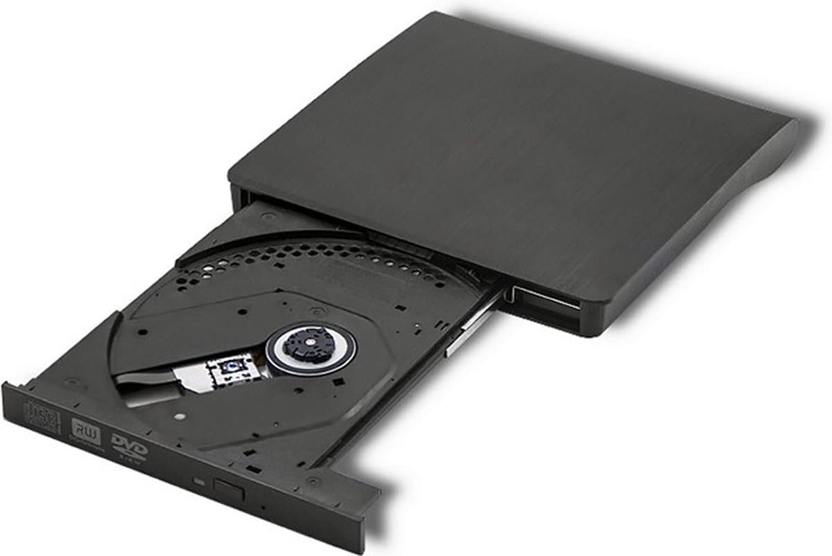 Qoltec Externe DVD-RW recorder |USB 3:0|Zwart. — afbeelding 1