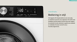Hisense 3S Serie WF3S9043BW3/BLX - Wasmachine met Energielabel A -30% - 9kg - 72dB (A) - Steam Wash -1400 toeren - Power Wash 49' - ConnectLife - Inhoud Trommel 60 Liter — thumbnail 22