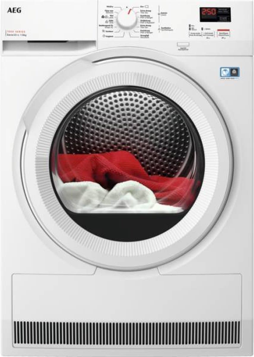 AEG TR78A12B 7000 serie Sensidry - Droogkast wamtepomp - 8kg - NL/FR — afbeelding 1