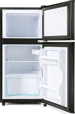 Sweiko Mini koelkast, Koel-vriescombinatie 86,8 cm hoog, 45,5 cm breed, dubbele deur, met 60-liter totaalvolume, 22-liter vriesvolume, 38-liter koelvolume. 172 kWh/jaar, LED-licht. Zwart [Energieklasse F] — thumbnail 18