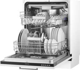 Inventum IVW6050A inbouw vaatwasser - 14 couverts - Volledig integreerbaar - Besteklade-Bestekmand - Stil: 42 dB - 8 programma’s - Max nishoogte 86,5 cm - Binnenverlichting - Projectie vloer - Extra droog optie - Startuitstel - Energielabel C — thumbnail 11