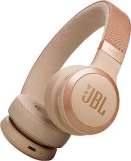 JBL Live 670NC - Draadloze Noise Cancelling Koptelefoon - Bluetooth - On ear - 65 uur batterij - Adaptive ANC - Zand — thumbnail 1