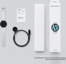 Samsung Galaxy Watch6 - Smartwatch - 44mm - Silver — thumbnail 12